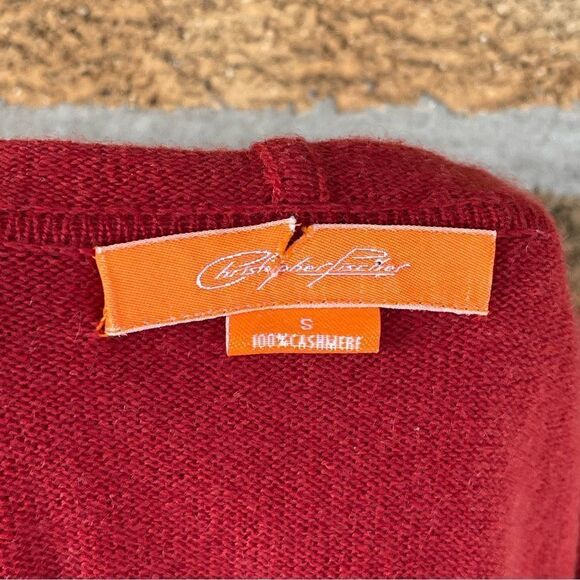 Christopher Fischer 100% Cashmere hooded sweater small - Picture 6 of 6